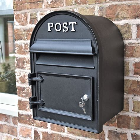 metal wall box post|vintage wall mounted post box.